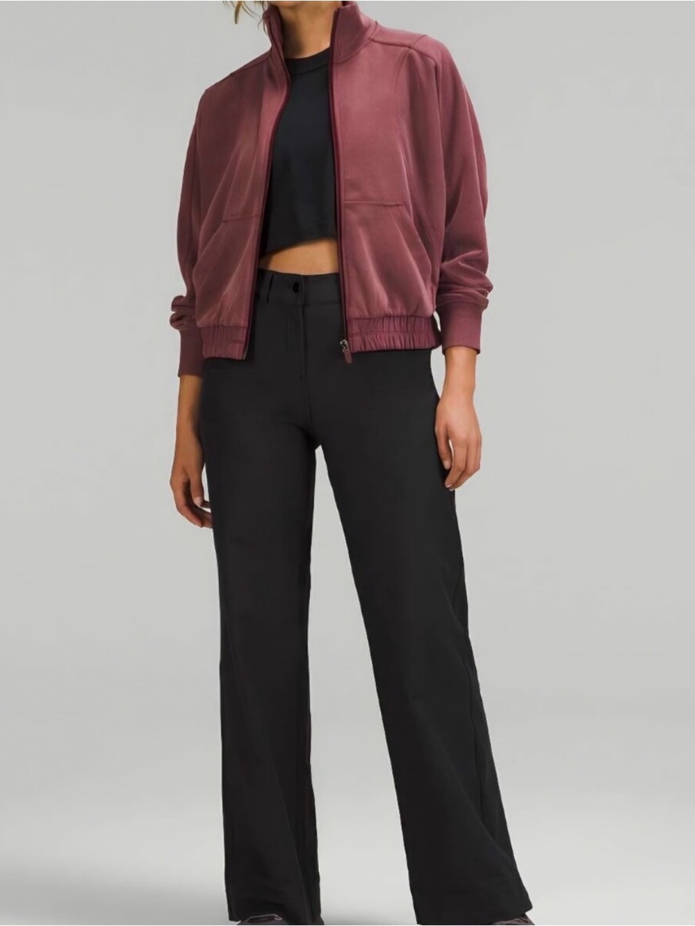 NWT Lululemon City Sleek 5 Pocket Wide Leg Long 27